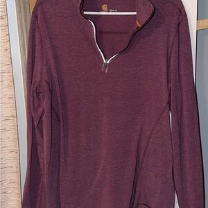 Carhartt Women's Purple Quarter-Zip Blouse